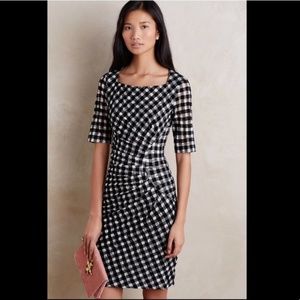 Anthropologie Elorn Dress in Black & White